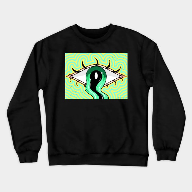 Drippy Eye Crewneck Sweatshirt by PeachyArts